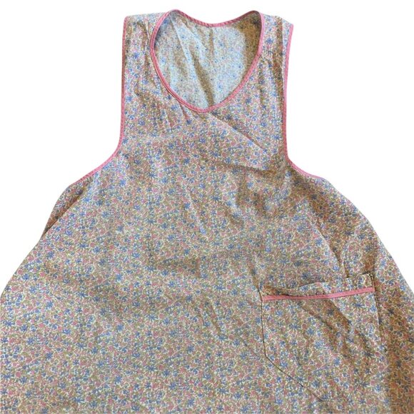 Vintage Pastel Floral Full Body Handmade Apron - Picture 4 of 8